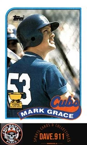 Mark Grace 1989 Topps #465 Chicago Cubs - Picture 1 of 2