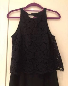 H&M Black Jumpsuit UK Eur 32 UK 4 Party Club Evening - Picture 1 of 7
