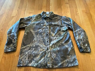 Camisa De Colección Roble Mossy Juvenil XL Rama Sombra Manga Larga Botón Hecha en EE. UU. Gamuza Foto 1 de 4