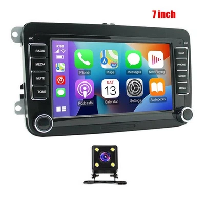 7" Car Radio For VW Volkswagen Jetta Passat Golf Polo Carplay Stereo GPS NAVI BT Foto 1 de 4