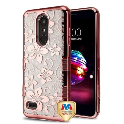Mybat Tuff Look Flower Candy Case For LG K30 & LG K10 (2018) Rose Gold - Image 1 of 1