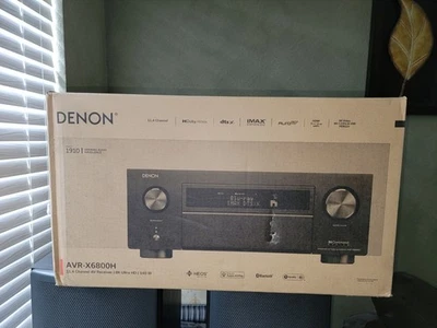 Denon AVR-X6800H 11.4 Channel AV Receiver - 140W/Channel, Wireless Streaming via - Image 1 of 4