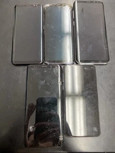Lot Of 5 Samsung Galaxy S8+ /S9 / S9+ PARTS OR REPAIR Bad battery G9 - Picture 1 of 12