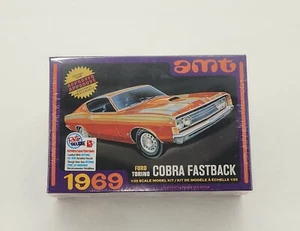 AMT 1969 Ford Torino Cobra Fastback 1:25 Scale Model Kit Sealed - Picture 1 of 4