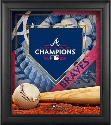 Atlanta Braves Framed 15" x 17" 2022 National League East Division Cover