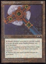 Gustha's Scepter ~ Near Mint Alliances MTG Magic UltimateMTG Artifact Card
