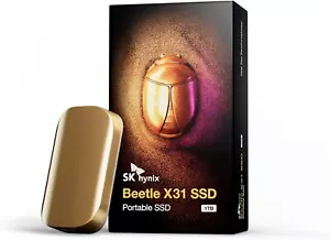 SK Hynix Beetle X31 1TB Portable SSD with DRAM up to 1050MB/s USB 3.2 Gen2 - Picture 1 of 7