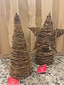 Ashland Grapevine Christmas Decor Star & Tree Set - Picture 1 of 9