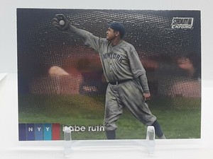 2020 Topps Stadium Club Chrome Base Babe ruth #3 New York Yankees 
