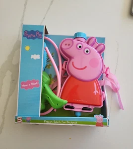 Peppa Pig Character Water Blaster Backpack | UK Free And Fast Dispatch NEW - Picture 1 of 2
