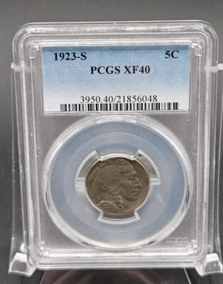 1923-S Buffalo Nickel | PCGS XF40 - Image 1 of 4