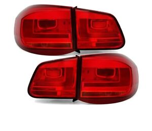 set rear lights for VW TIGUAN 5N 2007 2008 2009-2011 red yellow tail light VT501