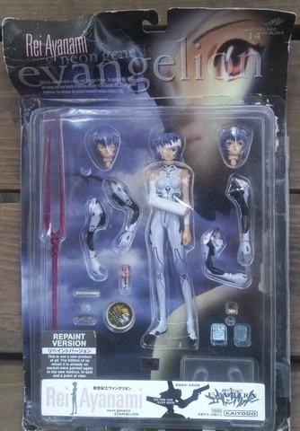 Anime FIgure Rei Ayanami Neon Genesis Evangelion repaint ver. Kaiyodo New Opened Cover