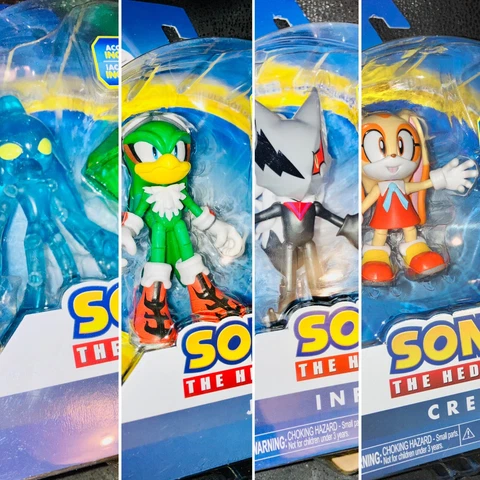 🔥 ¡ HOT ! 2022 - 2023 JAKKS Sonic The Hedgehog SEGA 4" Action Figures ! LIMITED Cover