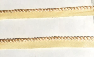 1/8 Zoll Paspel, Kordelkante, Lippenkordel (lt pfirsichfarben) Borte BTY - Bild 1 von 1