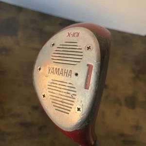 Vintage YAMAHA Red X-101 1 Wood Molded Carbon Head Unmrkd Shaft Golf Pride 42.5” - Picture 1 of 18