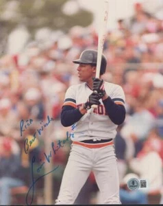 LOU WHITAKER TIGERS PERSONALIZED ROOKIE SIGNED AUTO 8X10 PHOTO BECKETT BR33423 - Picture 1 of 1