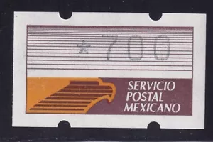 ubz68 México 1990 máquina expendedora sellos postales, temporada inflacionaria - Imagen 1 de 1
