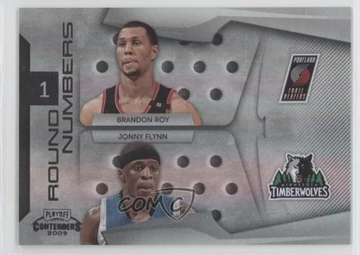 2009-10 Playoff Contenders Black /50 Brandon Roy Jonny Flynn #16 Rookie RC - Image 1 of 2