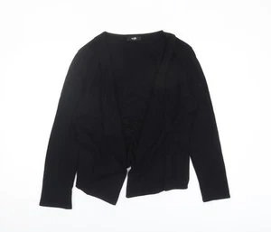 Wallis Women’s Black Open Front Cardigan Medium - Picture 1 of 12