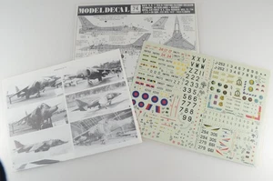 Calcomanía modelo 1/72 Bélgica Dinamarca Países Bajos Noruega F-16A/B RAF Harrier calcomanía 74 - Imagen 1 de 6