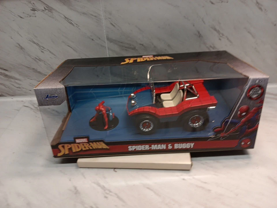 Jada Diecast Marvel Spider-man - Spider-man y Buggy - Colección Escala 1:24 Foto 1 de 1