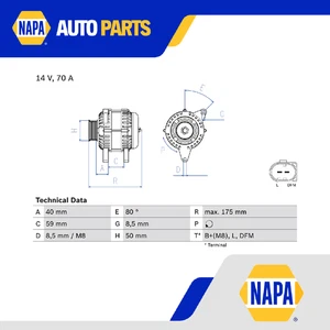 Alternator fits SEAT IBIZA 1.4 02 to 15 Bosch 037903025G 037903025N Quality - Picture 1 of 8
