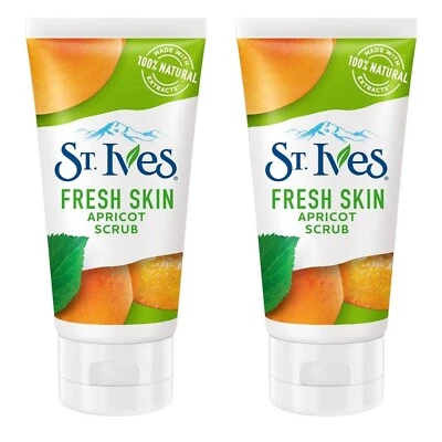 2x ST. IVES Fresh Skin Apricot Facial Scrub 150ml - Image 1 of 2
