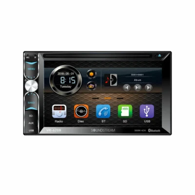 Soundstream DVD/CD Player Bluetooth USB Android Mirror Link 6.2 Monitor VR-620HB - Image 1 of 3