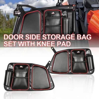 For 2019-2021 Polaris RZR XP 4 Turbo S RZR UTV Rear Door Mount Storage Bag 2PCS  - Изображение 1 из 4
