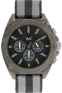WeWOOD Phoenix Chrono Teak Black Man Quartz Watch - Picture 1 of 4