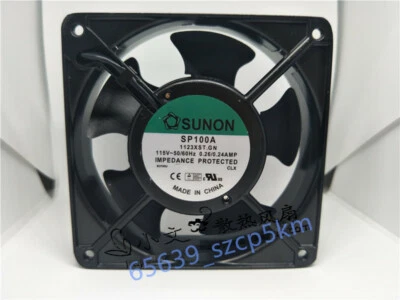 SUNON SP100A 1123XST.GN AC115V 0.26A 12cm Fan Cabinet Cooling Fan Axial Fan - Image 1 of 3