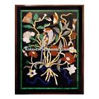 Marble Center Hallway Table Top Marquetry Inlay Floral Bird Art Home Decor H5352
