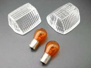 Juego intermitentes blancos Kawasaki ER 5 ZRX GTR GPZ 600 900 1000 1100 1200 - Imagen 1 de 2