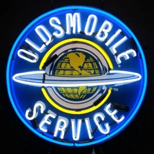 Neonetics 5OLDBK Oldsmobile Service Autohändler 24 Zoll Leuchtreklame - Bild 1 von 1