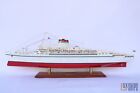 SS CRISTOFORO COLOMBO Modellschiff - rot und weiß Farbe