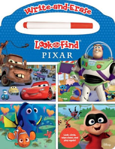 Disney Pixar Write & Erase Look & Find by P I Kids