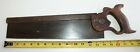Vintage Henry Disston & Son 14 inch Blade Back Saw