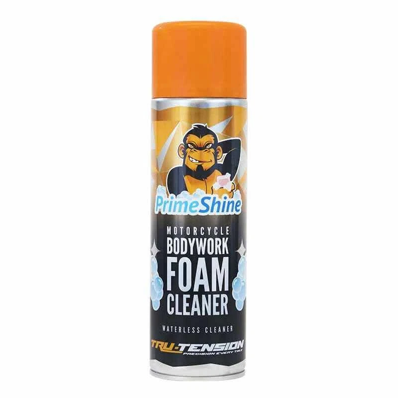 Tru Tension Primeshine Motorcycle Motorbike Waterles Bodywork Foam Cleaner 500ml - Image 1 of 1