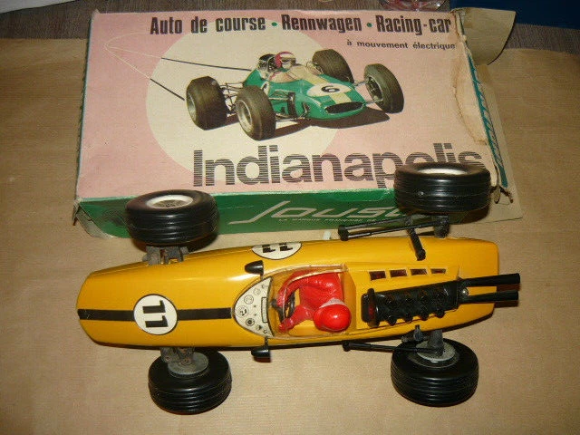 JOUSTRA LOTUS GP AUTO DA CORSA INDIANAPOLIS AUTOMODELLO SCALA 1/10 MADE FRANCE - Immagine 1 di 4