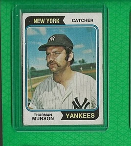 1974 Topps Thurman Munson New York Yankees  #340  🚀😳💥  VGEX - Picture 1 of 2