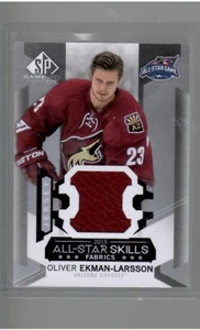 JERSEY OLIVER EKMAN LARSSON 2015 16 CUBIERTA SUPERIOR SP JUEGO DE HOCKEY USADO - Imagen 1 de 2
