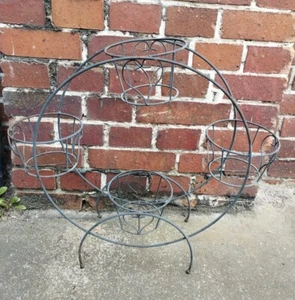 Blumenständer Metall Pflanzen Übertopf Ständer Garten - Bild 1 von 7