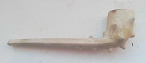 Antique Victorian Rustic Clay Pipe c.1860 - Picture 1 of 6