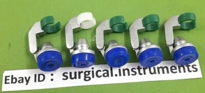 Instrumentos quirúrgicos reutilizables para endoscopia reductor montado en la parte superior laparoscópico de 5 piezas Foto 1 de 4