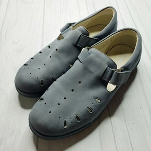Propet Womens Ladybug Mary Jane Slip On Suede Leather Dusty Blue Size 11 M - Picture 1 of 8
