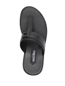 Tom Ford Logo-Embellished Flip-Flops Size US 11 NEW IN BOX $990 MSRP - Picture 1 of 12