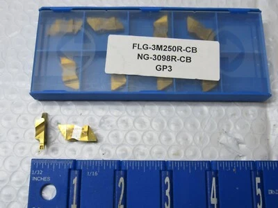 TOOL-FLO FLG-3M250R-CB (NG-3098R-CB) TOP NOTCH STYLE CARBIDE INSERTS GRADE GP3