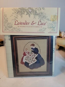 Lavanda e Pizzo IL QUILTMAKER Kit punto croce vintage - Foto 1 di 4
