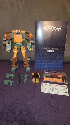 Transformers FansProject Warbot Revolver Core WB004 Roadbuster Masterpiece MP Cover